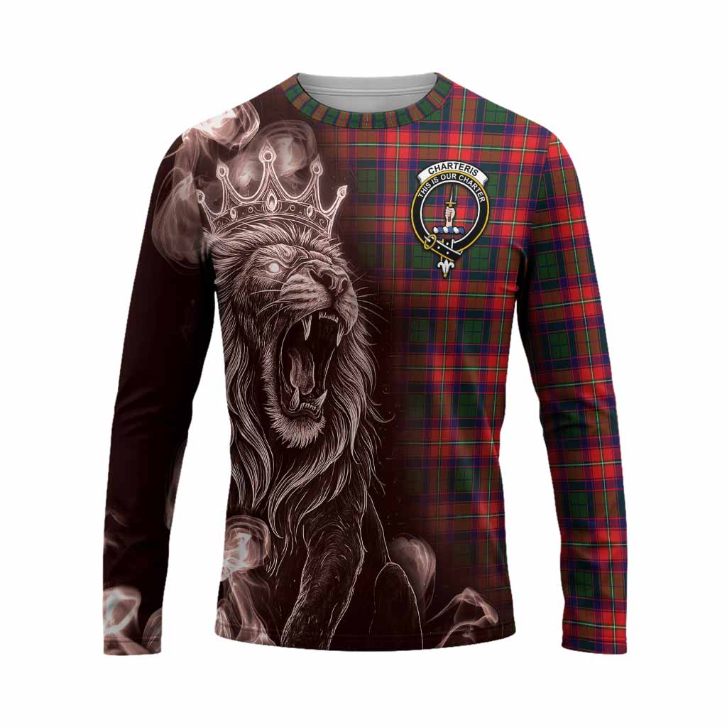 Charteris Tartan Long Sleeve T-Shirt Roaring Lion Heritage