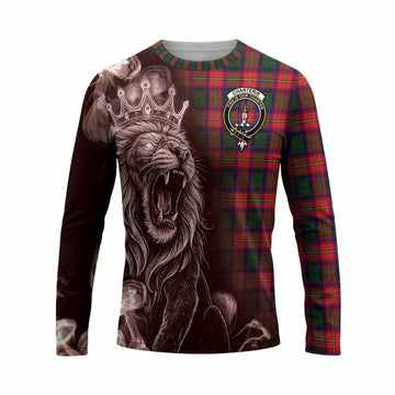 Charteris Tartan Long Sleeve T-Shirt Roaring Lion Heritage