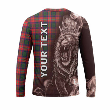 Charteris Tartan Long Sleeve T-Shirt Roaring Lion Heritage