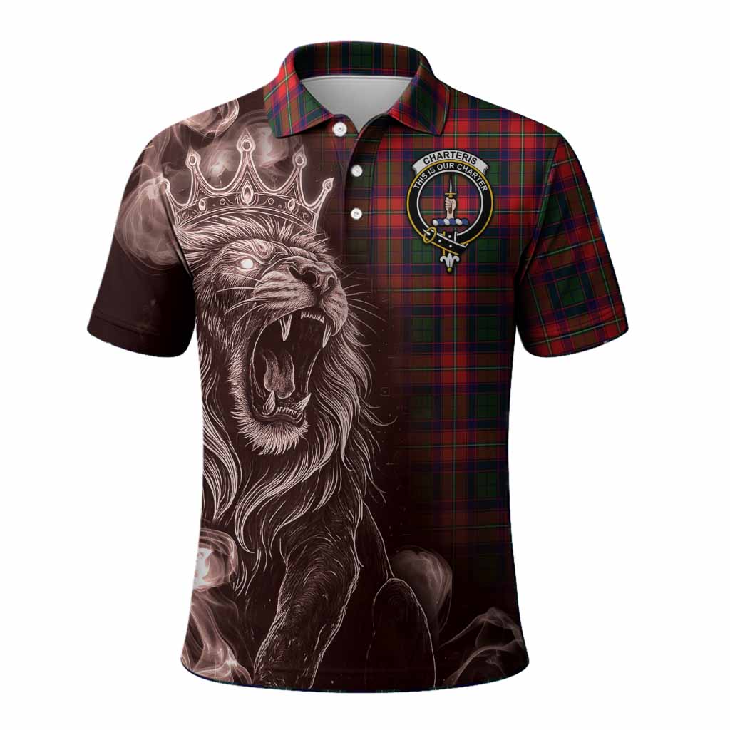 Charteris Tartan Polo Shirt Roaring Lion Heritage