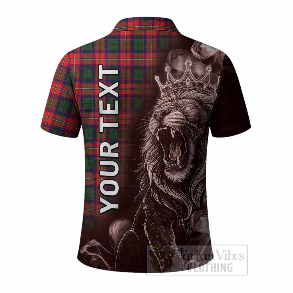 Charteris Tartan Polo Shirt Roaring Lion Heritage