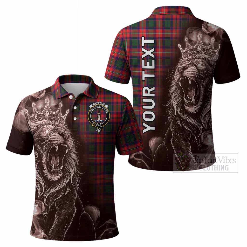 Charteris Tartan Polo Shirt Roaring Lion Heritage