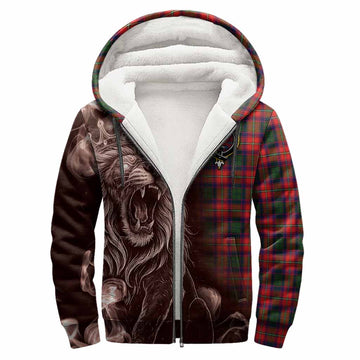 Charteris Tartan Sherpa Hoodie Roaring Lion Heritage