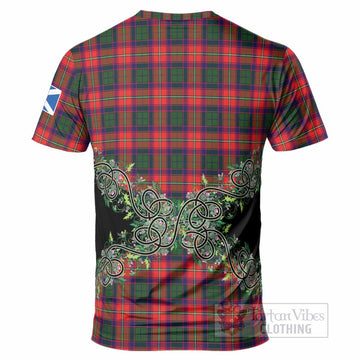 Charteris Tartan T-Shirt Thistle Scottish Spirit