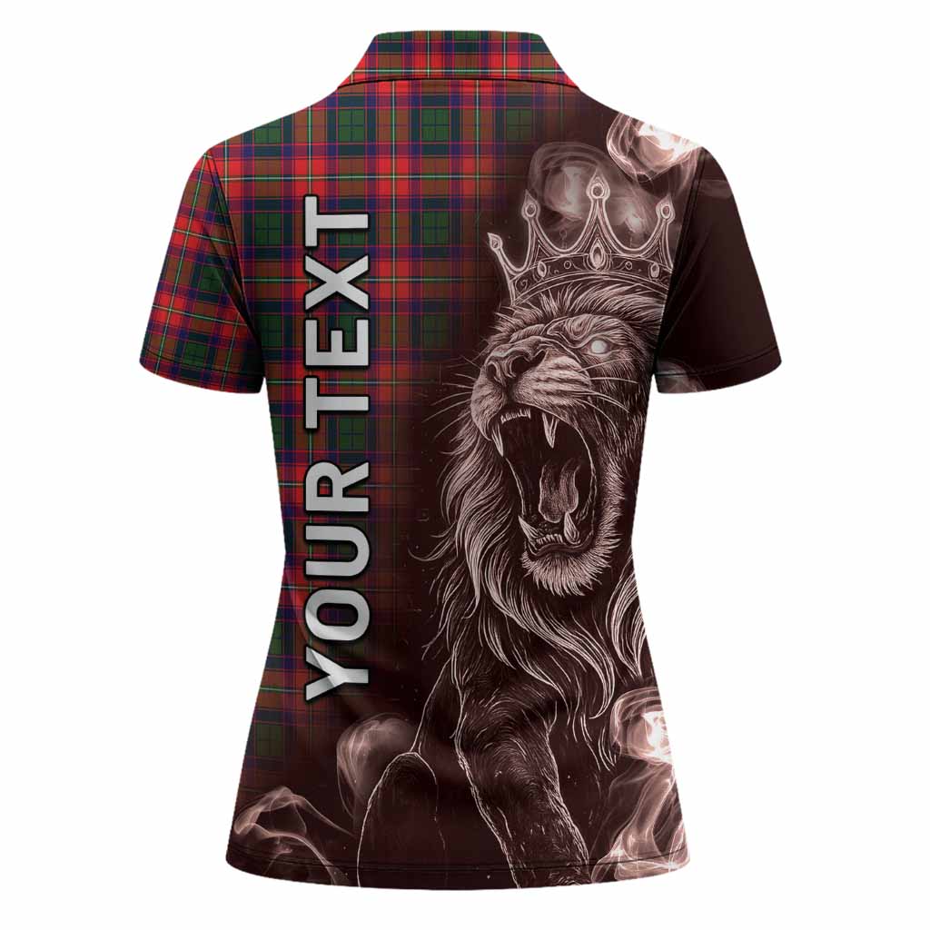 Charteris Tartan Women Polo Shirt Roaring Lion Heritage