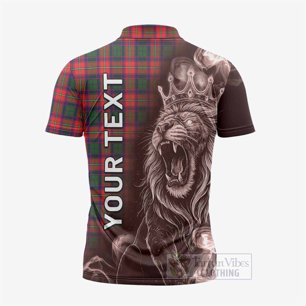 Charteris Tartan Zipper Polo Shirt Roaring Lion Heritage