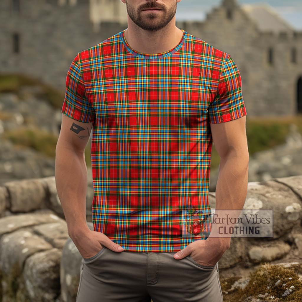 Chattan Tartan Cotton T-Shirt Men's Shirt - Tartanvibesclothing Shop