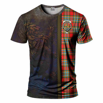 Chattan Tartan Family Crest T-Shirt Alba Gu Brath Be Brave Lion Ancient Style