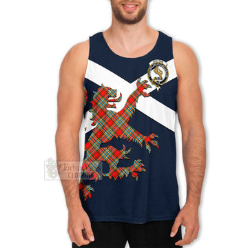 Chattan Tartan Lion Rampant Men's Tank Top Proudly Display Your Heritage with Alba Gu Brath and Clan Name