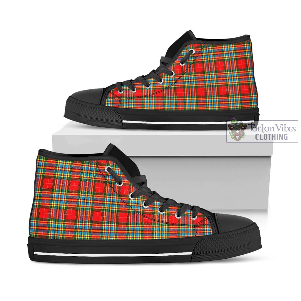 Tartan Vibes Clothing Chattan Tartan High Top Shoes