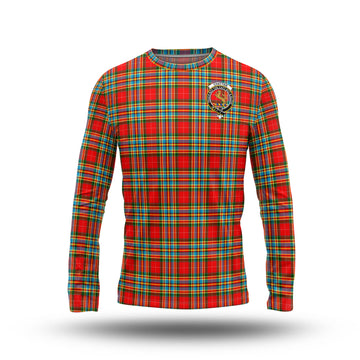 chattan-tartan-long-sleeve-t-shirt-with-family-crest