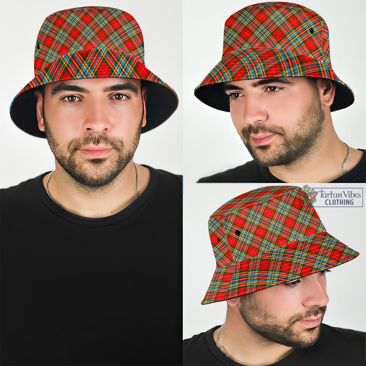 Tartan Vibes Clothing Chattan Tartan Bucket Hat