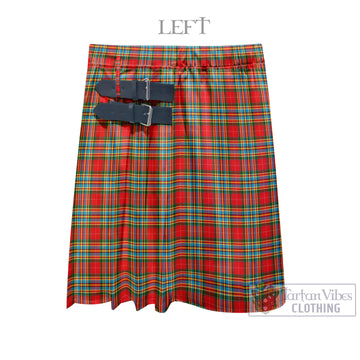 Chattan Tartan Men's Pleated Skirt - Fashion Casual Retro Scottish Kilt Style