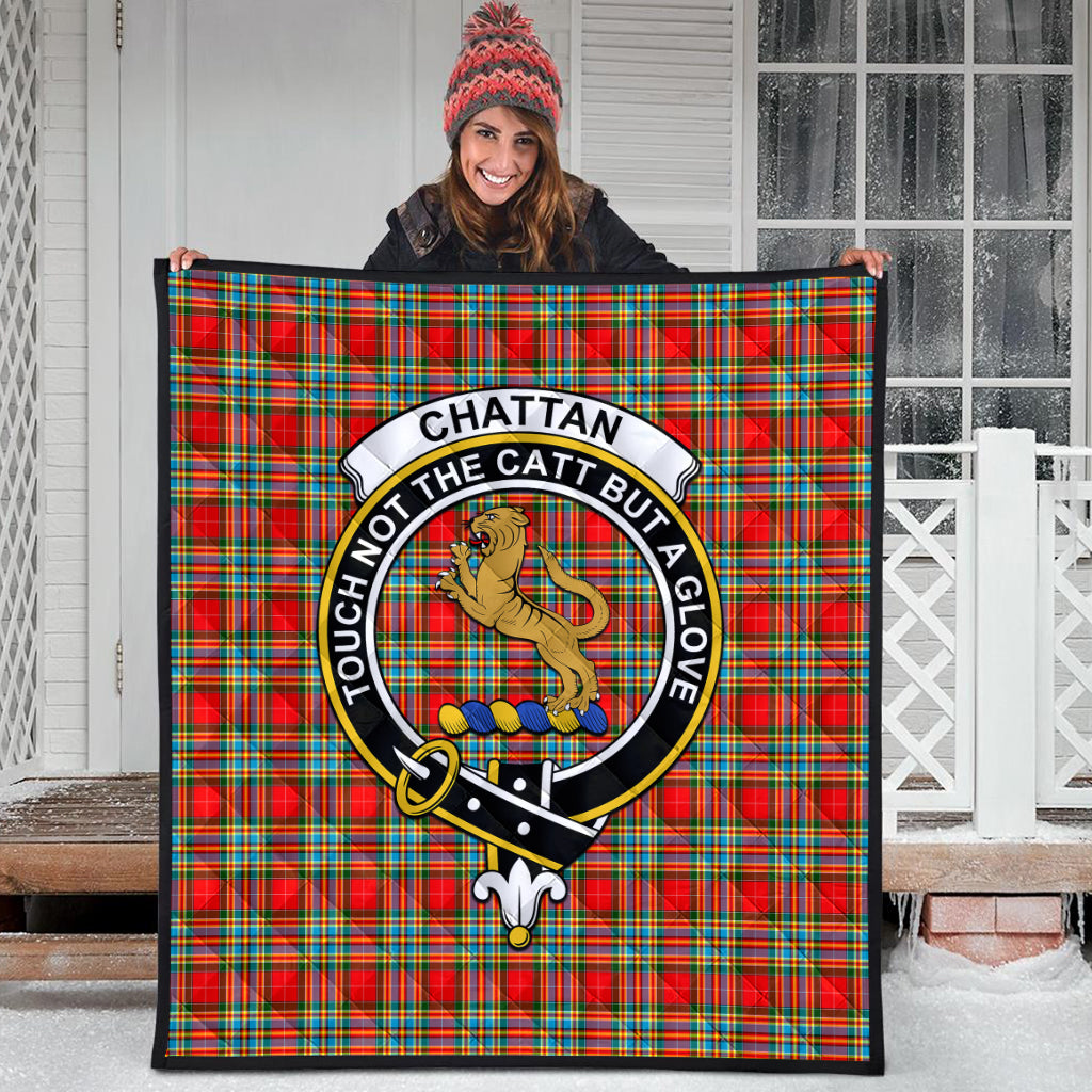 chattan-tartan-quilt-with-family-crest