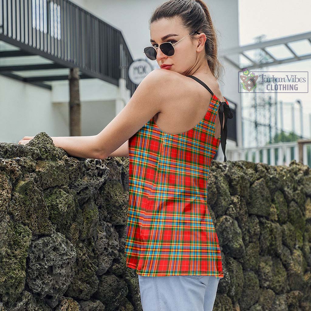 Tartan Vibes Clothing Chattan Tartan Loose Halter Neck Camisole