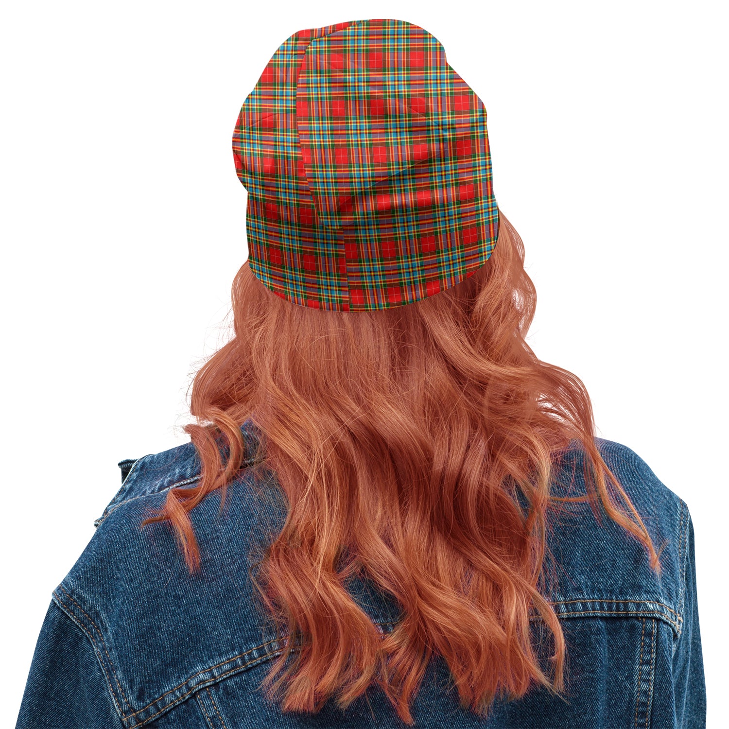 Chattan Tartan Beanies Hat with Family Crest - Tartan Vibes Clothing