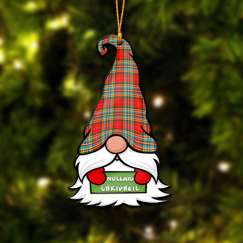 Chattan Gnome Christmas Ornament with His Tartan Christmas Hat - Tartan Vibes Clothing