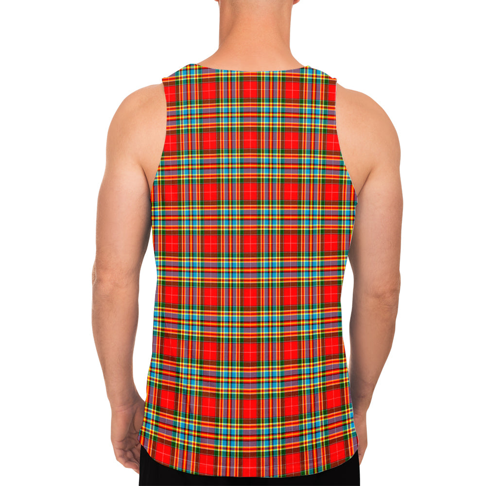 chattan-tartan-mens-tank-top-with-family-crest