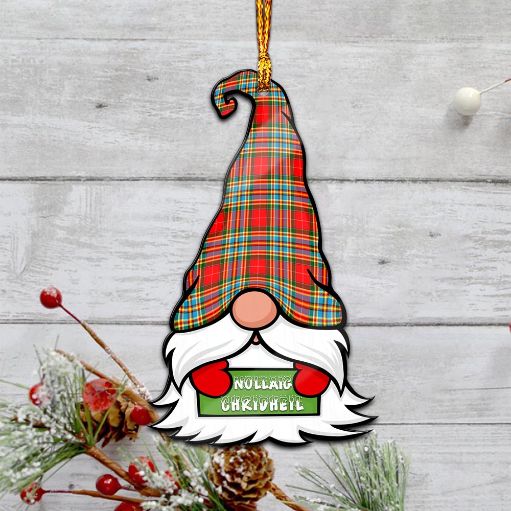 Chattan Gnome Christmas Ornament with His Tartan Christmas Hat - Tartan Vibes Clothing