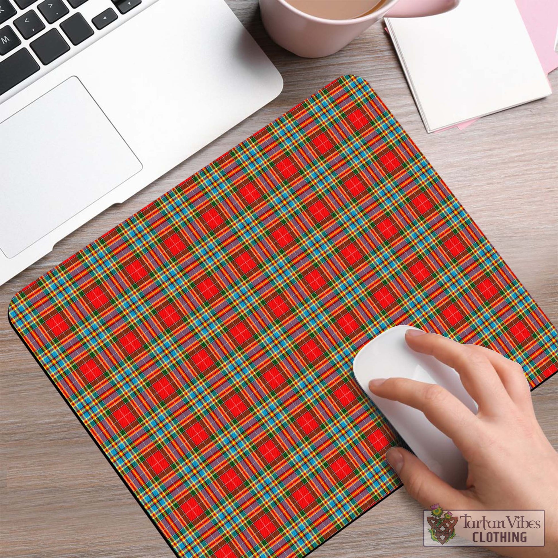 Tartan Vibes Clothing Chattan Tartan Mouse Pad