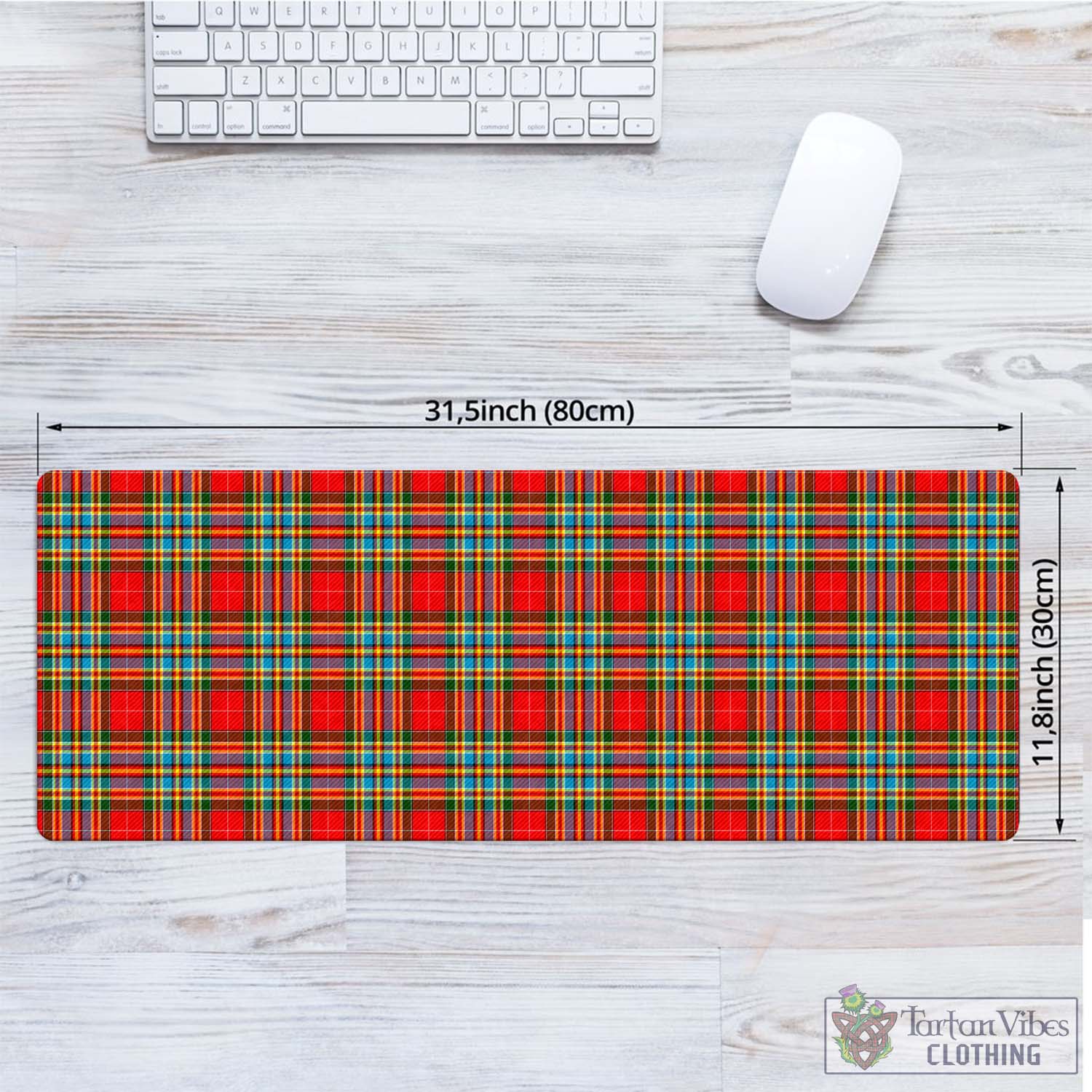 Tartan Vibes Clothing Chattan Tartan Mouse Pad