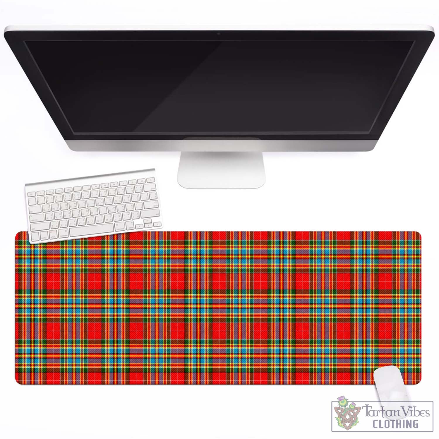 Tartan Vibes Clothing Chattan Tartan Mouse Pad