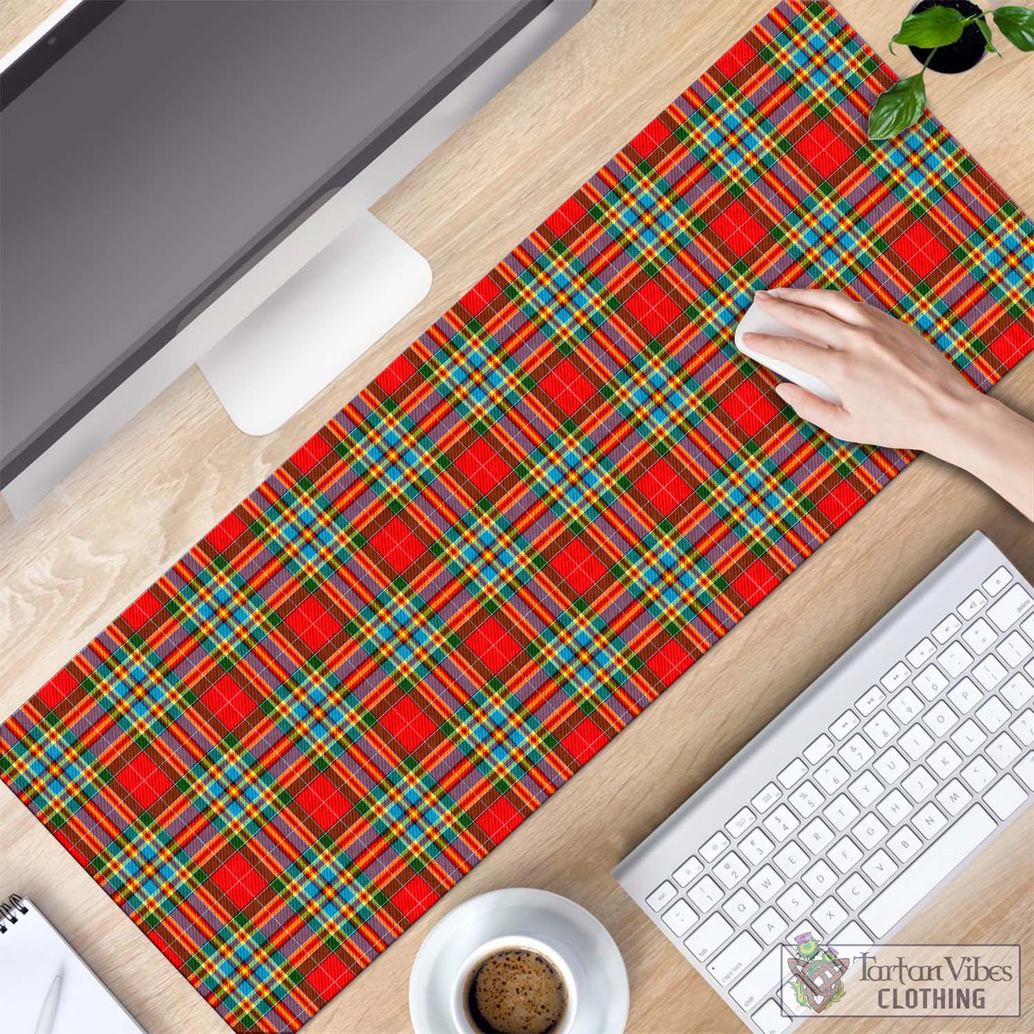 Tartan Vibes Clothing Chattan Tartan Mouse Pad