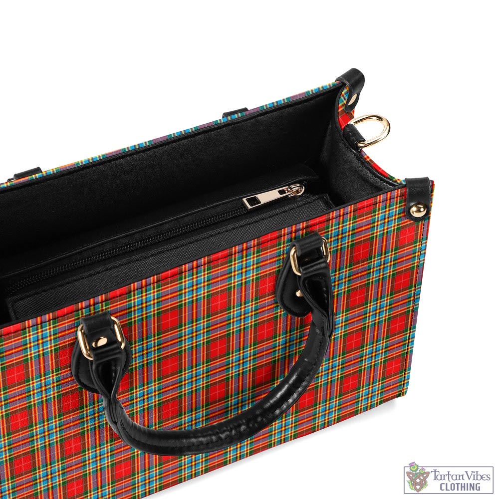 Tartan Vibes Clothing Chattan Tartan Luxury Leather Handbags