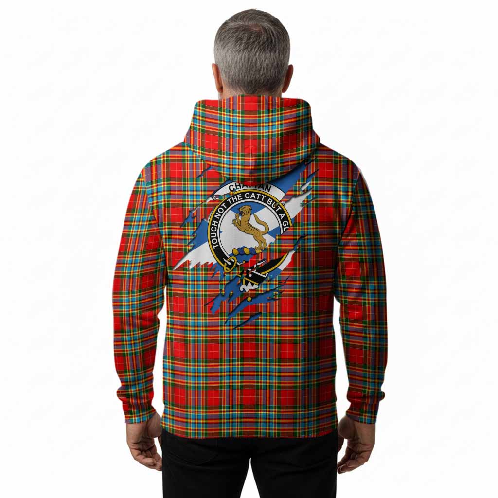 Chattan Clan Crest In Me Tartan Hoodie Scotland Flag Style