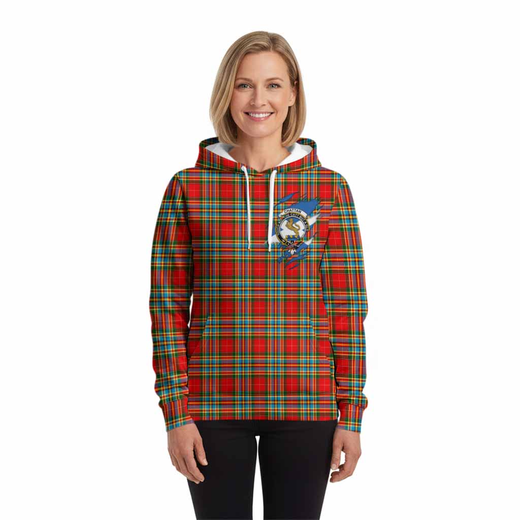 Chattan Clan Crest In Me Tartan Hoodie Scotland Flag Style