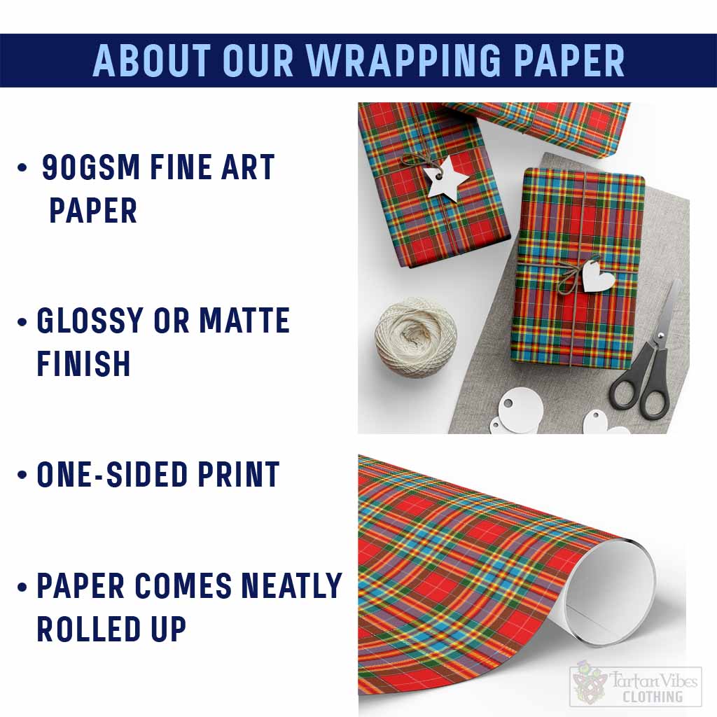 Chattan Classic Tartan Wrapping Paper, Classic Scottish Plaid Gift Wrap