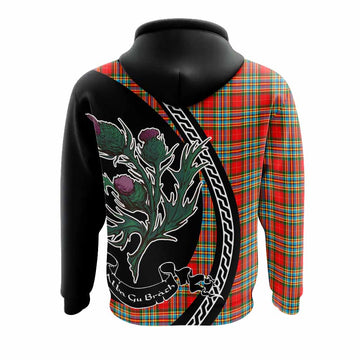 Chattan Family Crest Tartan Hoodie Alba Thistle Inspired