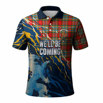 Chattan Scotland Tartan Polo Shirt WC2026 Football - We'll Be Coming