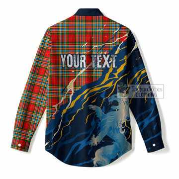 Chattan Scotland Tartan Women Casual Shirt WC2026 Football - We'll Be Coming