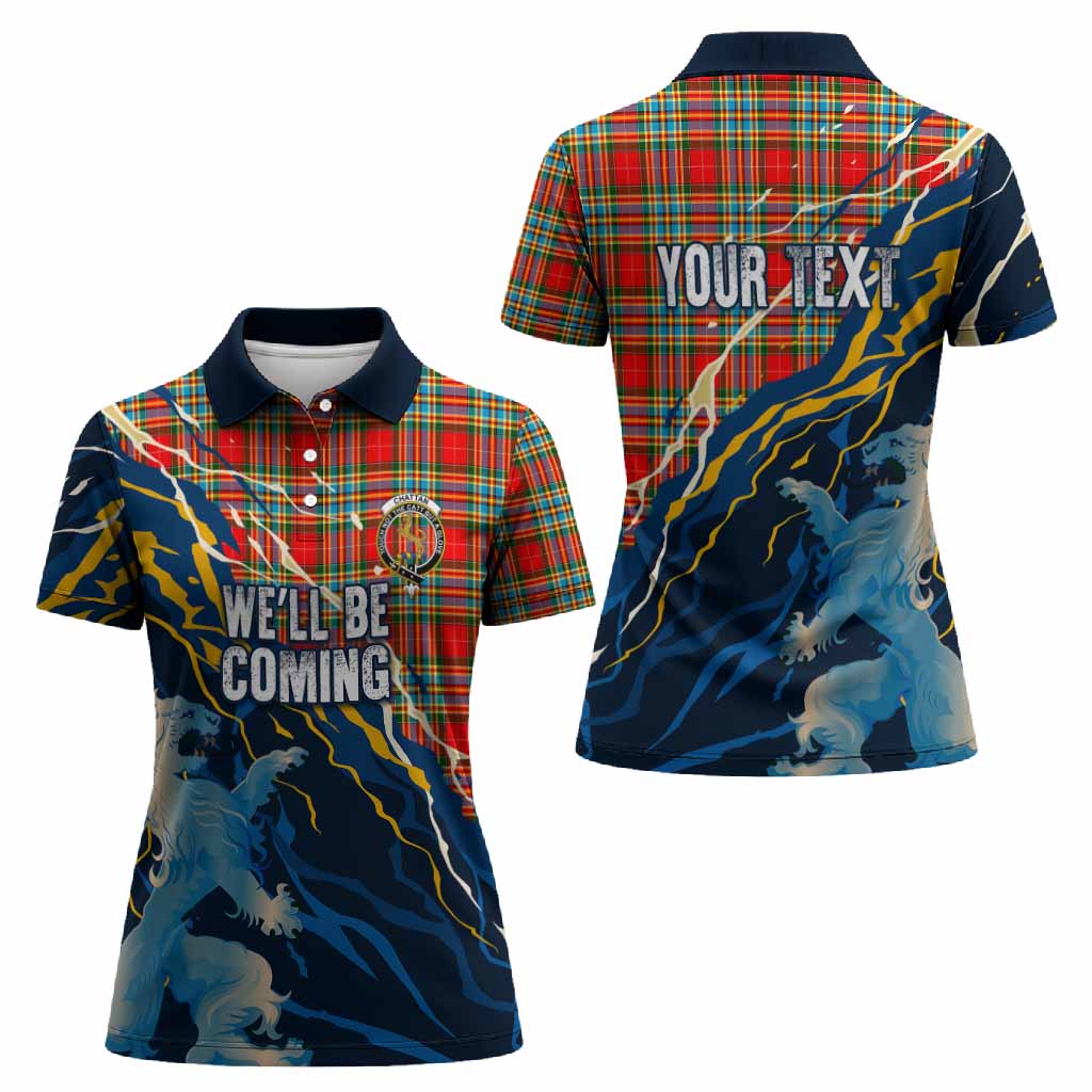 Chattan Scotland Tartan Women Polo Shirt WC2026 Football - We'll Be Coming