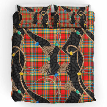 Chattan Scottish Tartan Twisted Ropes Stylized Bedding Set UK Bedding Set UK King 91*87 inch - Tartan Vibes Clothing