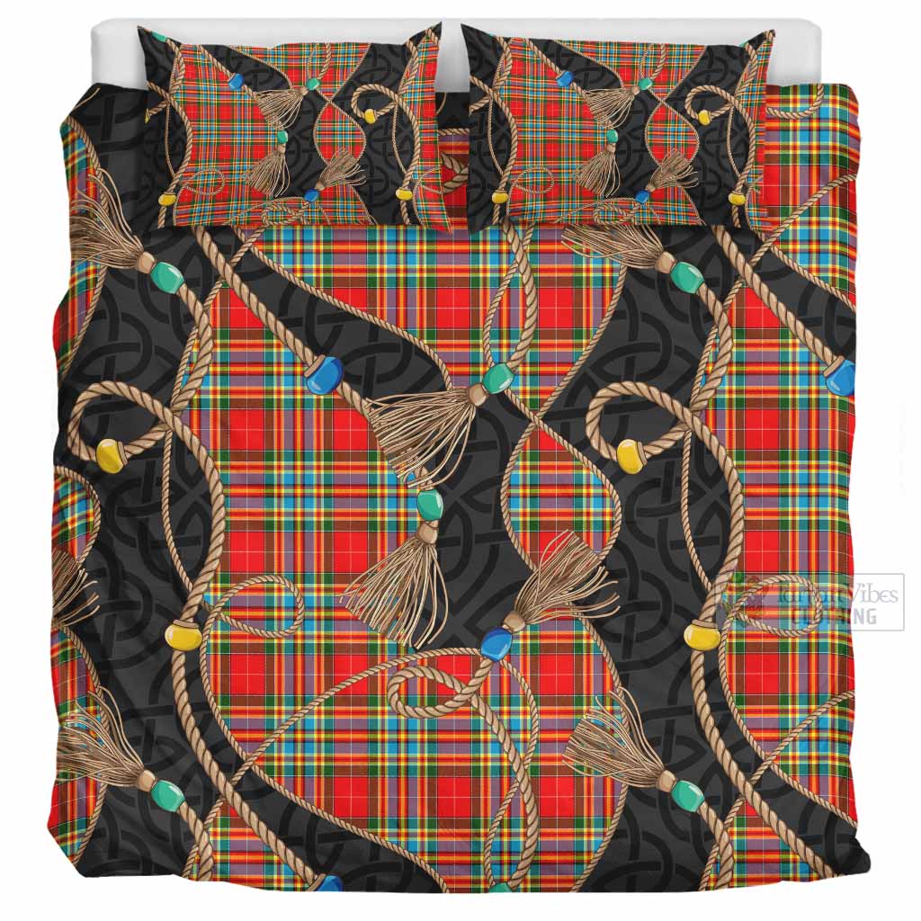 Chattan Scottish Tartan Twisted Ropes Stylized Bedding Set UK Bedding Set UK Super King 104*94 inch - Tartan Vibes Clothing