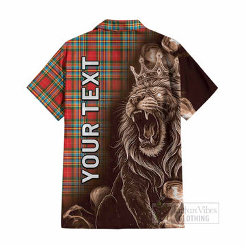 Chattan Tartan Cotton Hawaiian Shirt Roaring Lion Heritage