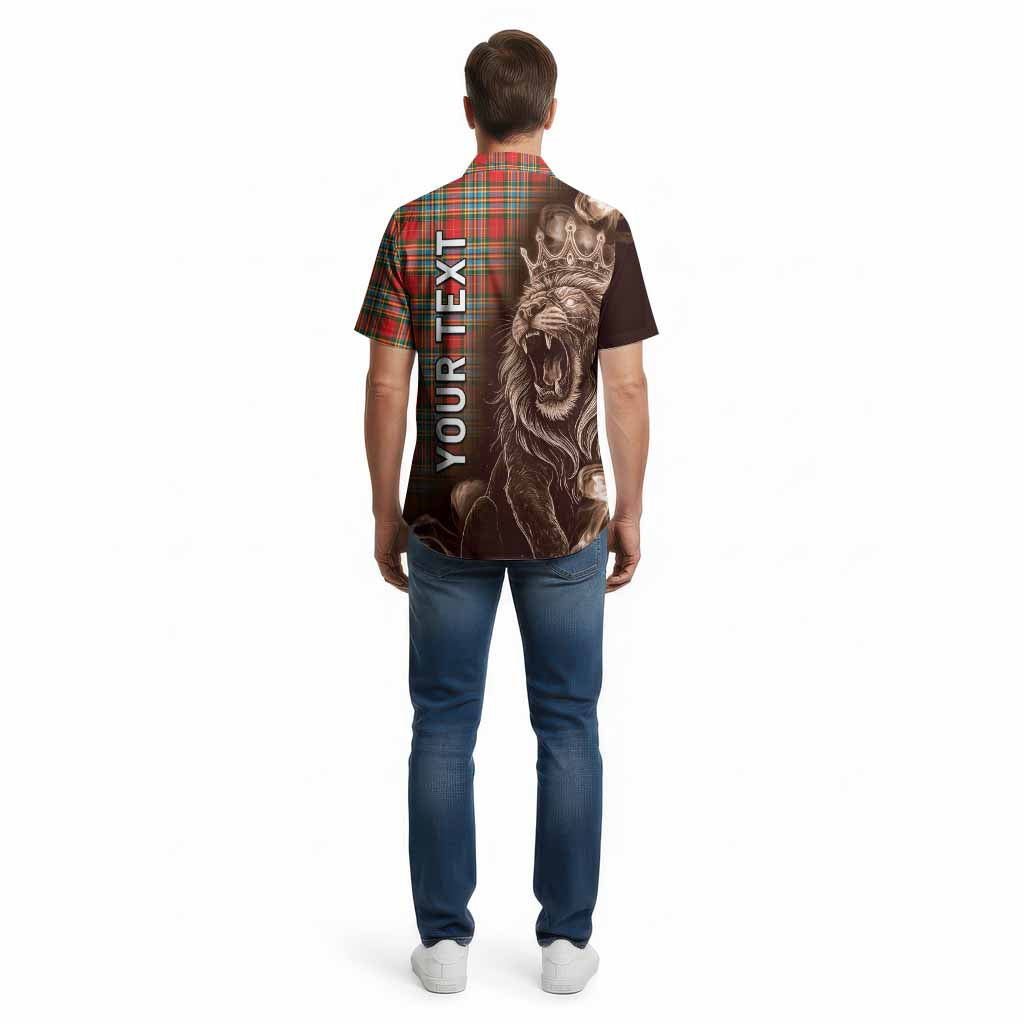 Chattan Tartan Cotton Hawaiian Shirt Roaring Lion Heritage