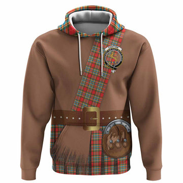 Chattan Tartan Crest Hoodie Kilt Costume Style