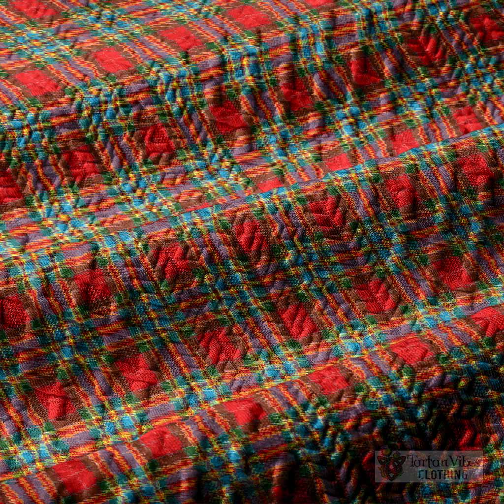 Chattan Tartan Crest Men’s Polo Sweater Top Scotland Coat of Arm Flag Style