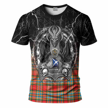 Chattan Tartan Crest T-Shirt Celtic Odin's Raven Legacy