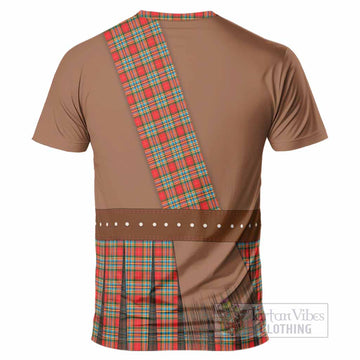 Chattan Tartan Crest T-Shirt Kilt Costume Style