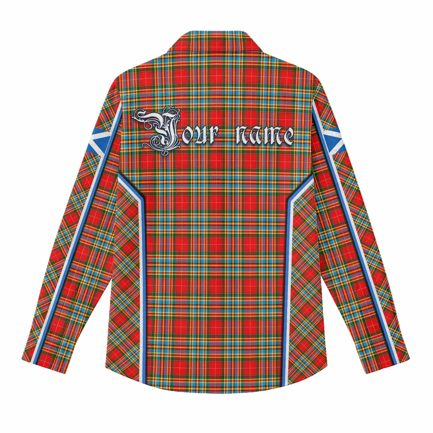 Chattan Tartan Crest Women Casual Shirt Scotland Coat of Arm Flag Style - Tartan Vibes Clothing