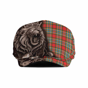 Chattan Tartan Flat Cap, Jeff Cap Roaring Lion Heritage