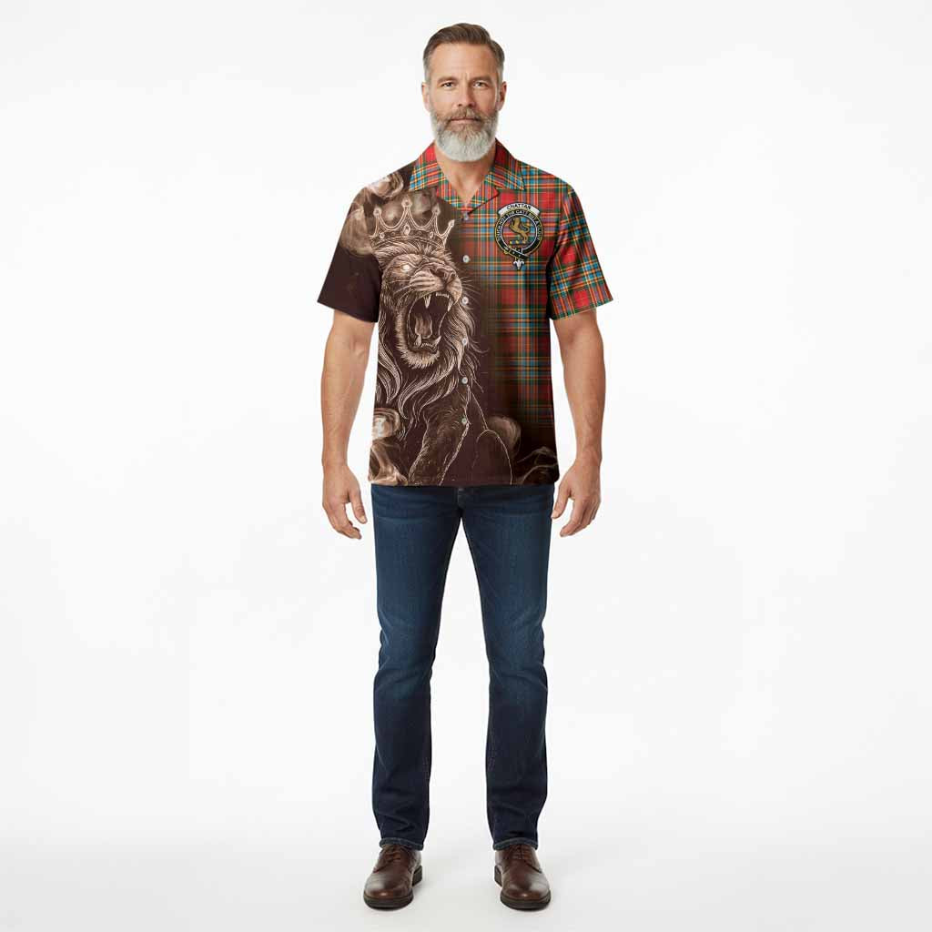 Chattan Tartan Hawaiian Shirt Roaring Lion Heritage