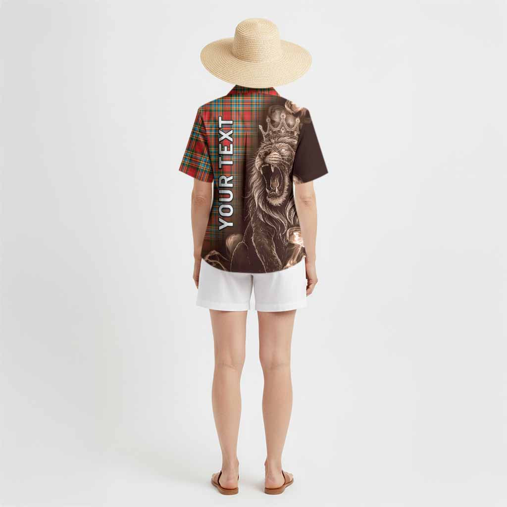 Chattan Tartan Hawaiian Shirt Roaring Lion Heritage