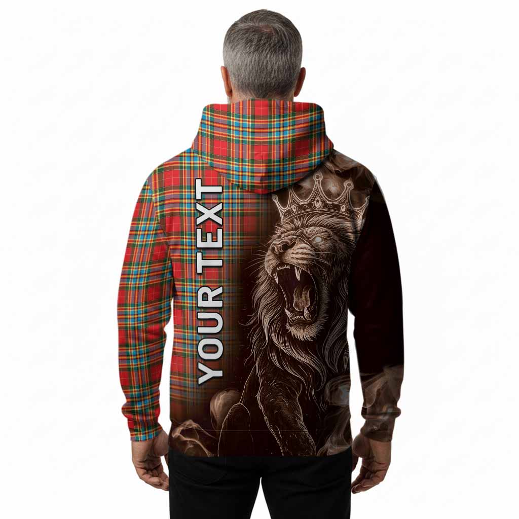 Chattan Tartan Hoodie Roaring Lion Heritage