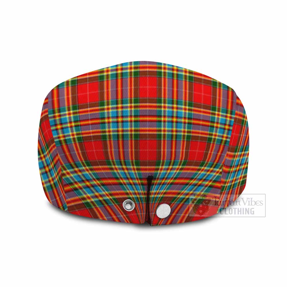 Chattan Tartan Jeff Cap, Tartan Flat Cap