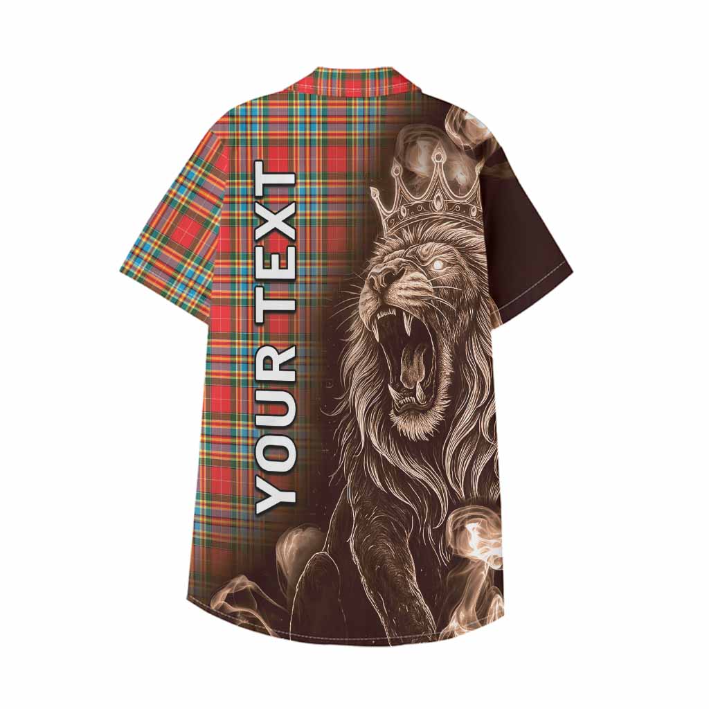 Chattan Tartan Kid Hawaiian Shirt Roaring Lion Heritage